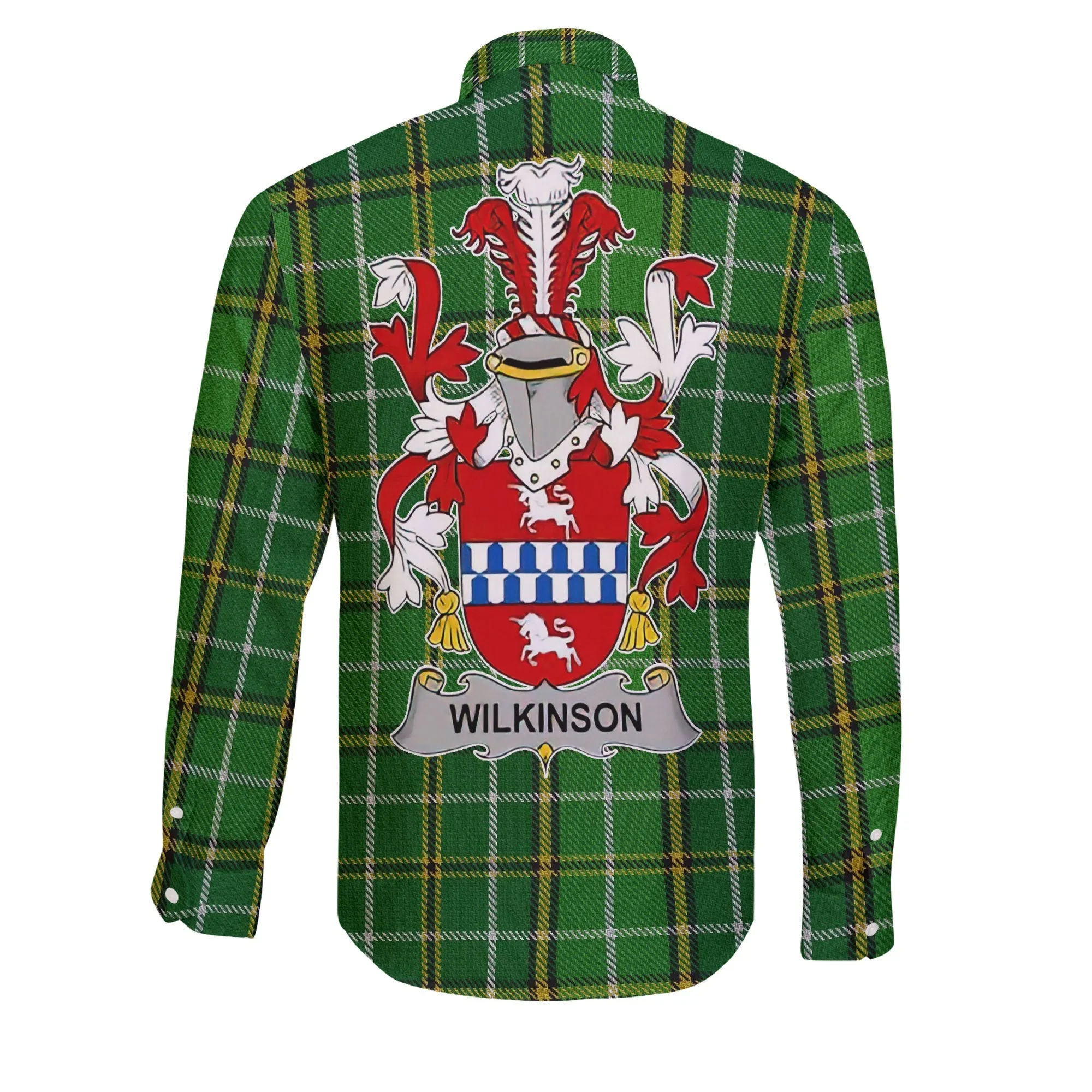 Wilkinson Long Sleeve Button Shirts Crest And National Plaid Style