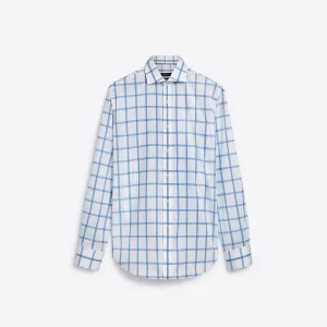 Windowpane Check Cotton Shirt