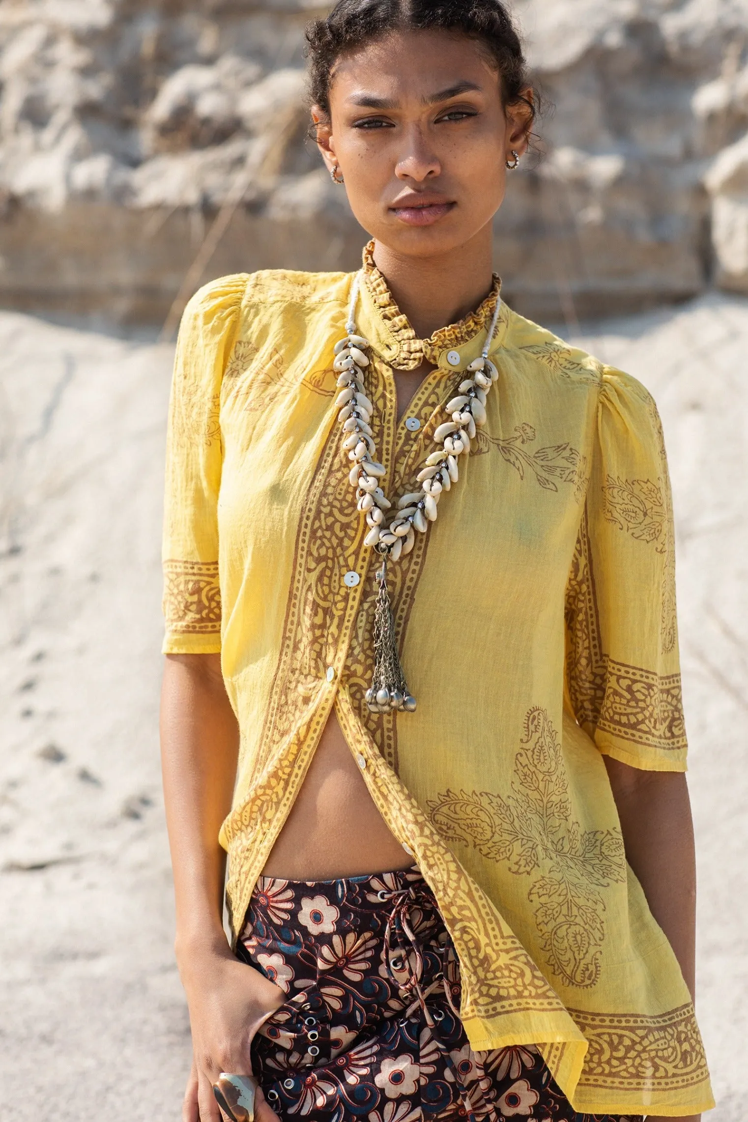 Winnie Banana Flower Shirt