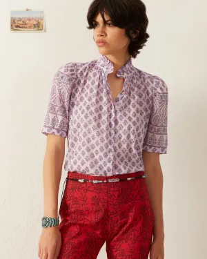 Winnie Lilac Bhutti Shirt