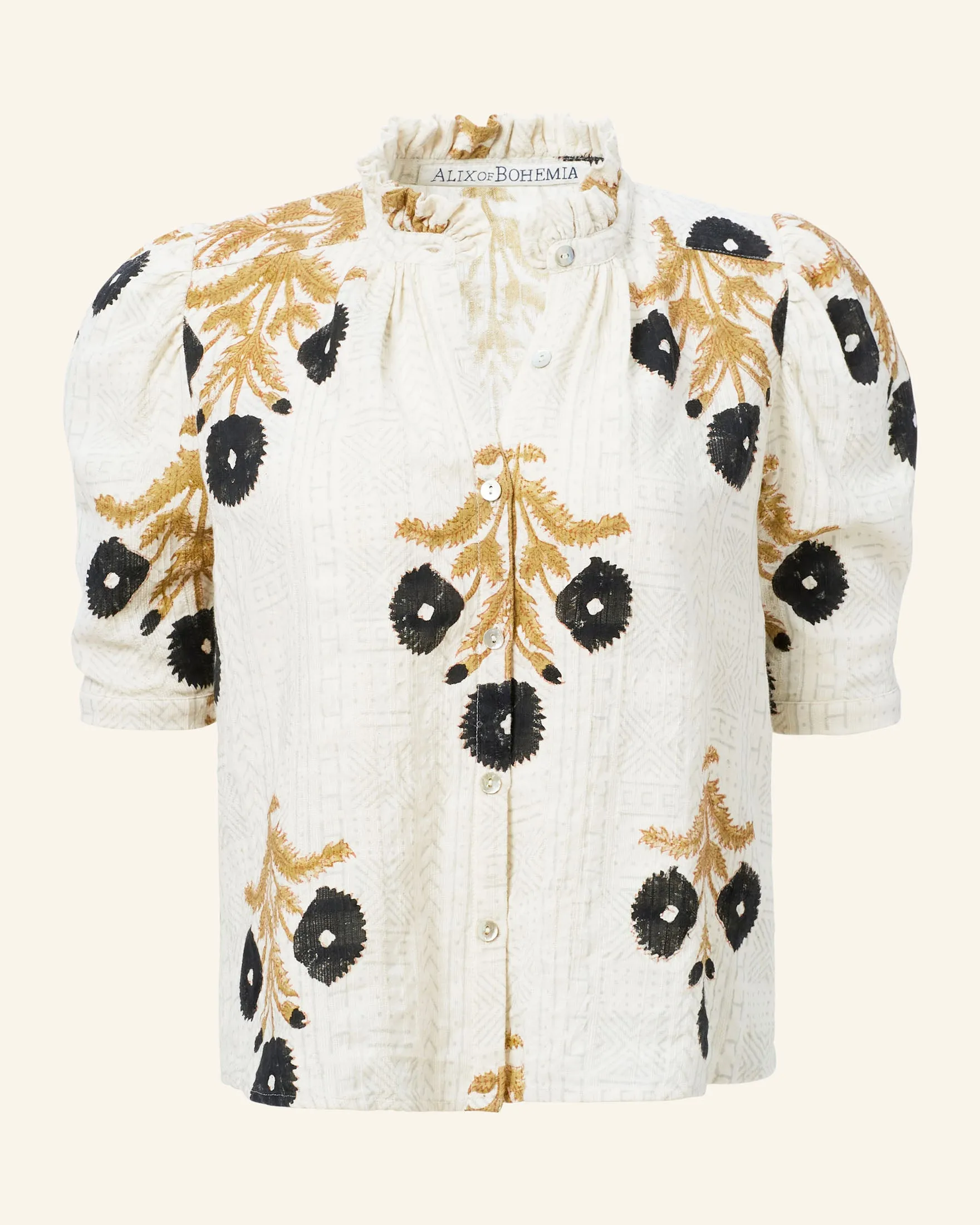 Winnie Noir Triple Bloom Shirt