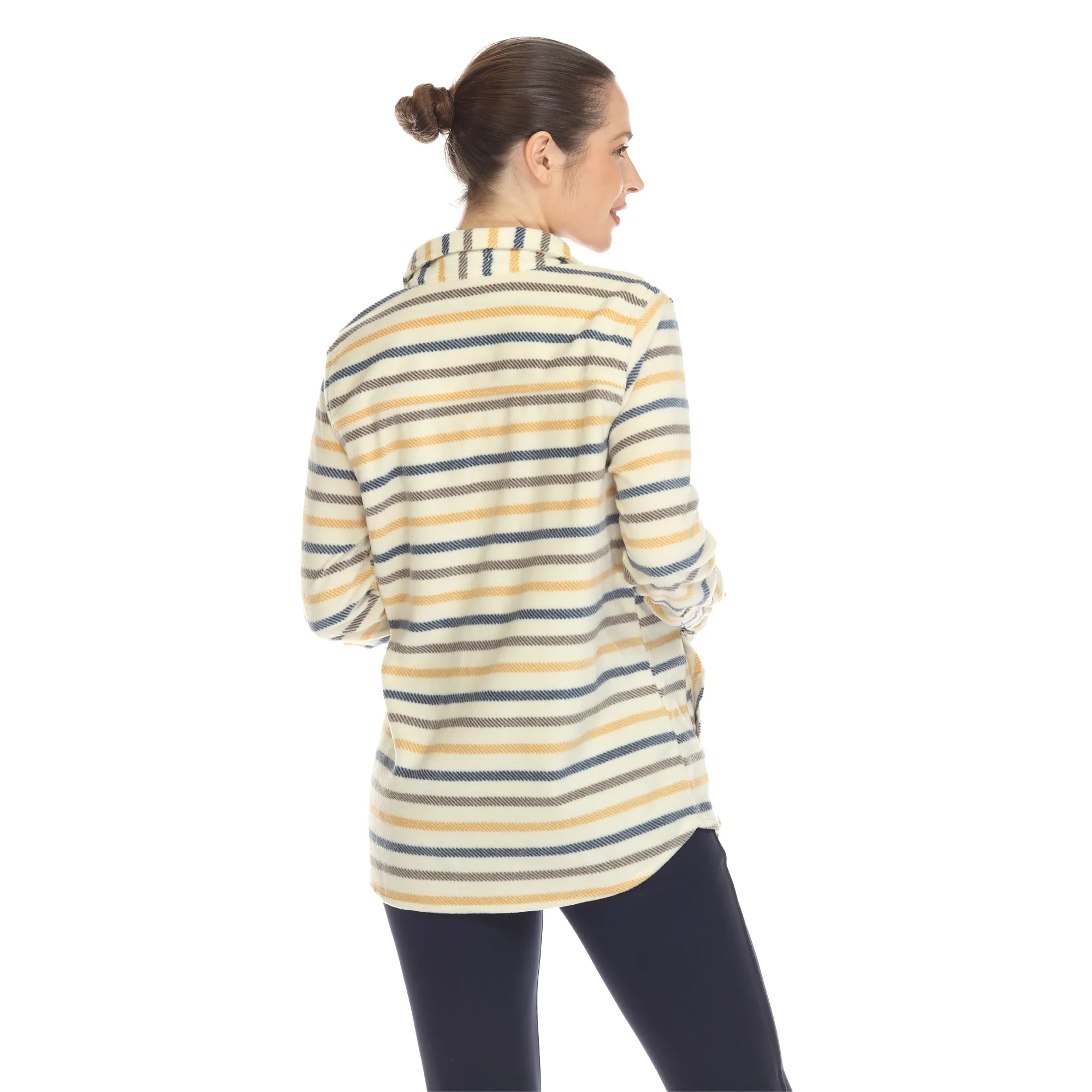 Women's-Fleece-Plaid-Shirts