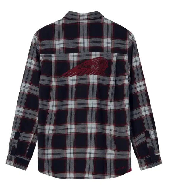 Women's Memphis Plaid Shirt, Red
