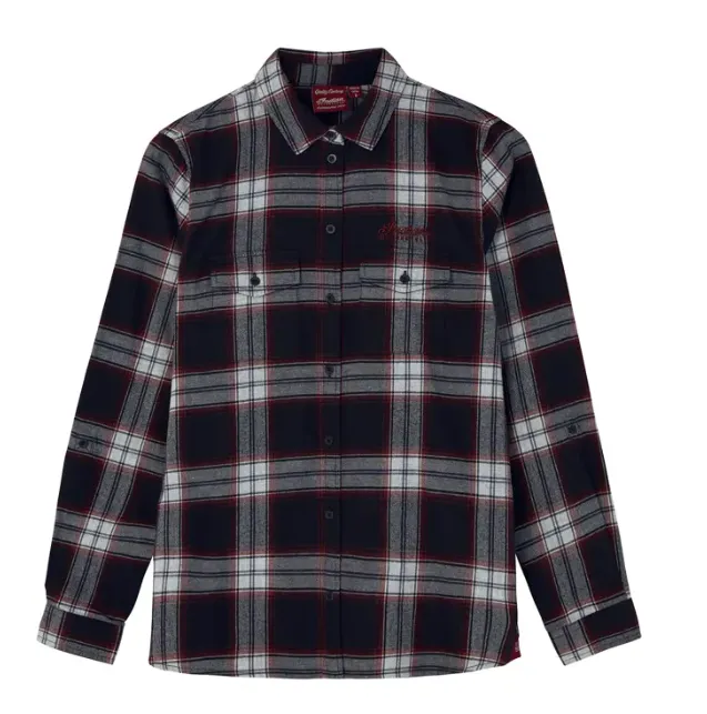 Women's Memphis Plaid Shirt, Red