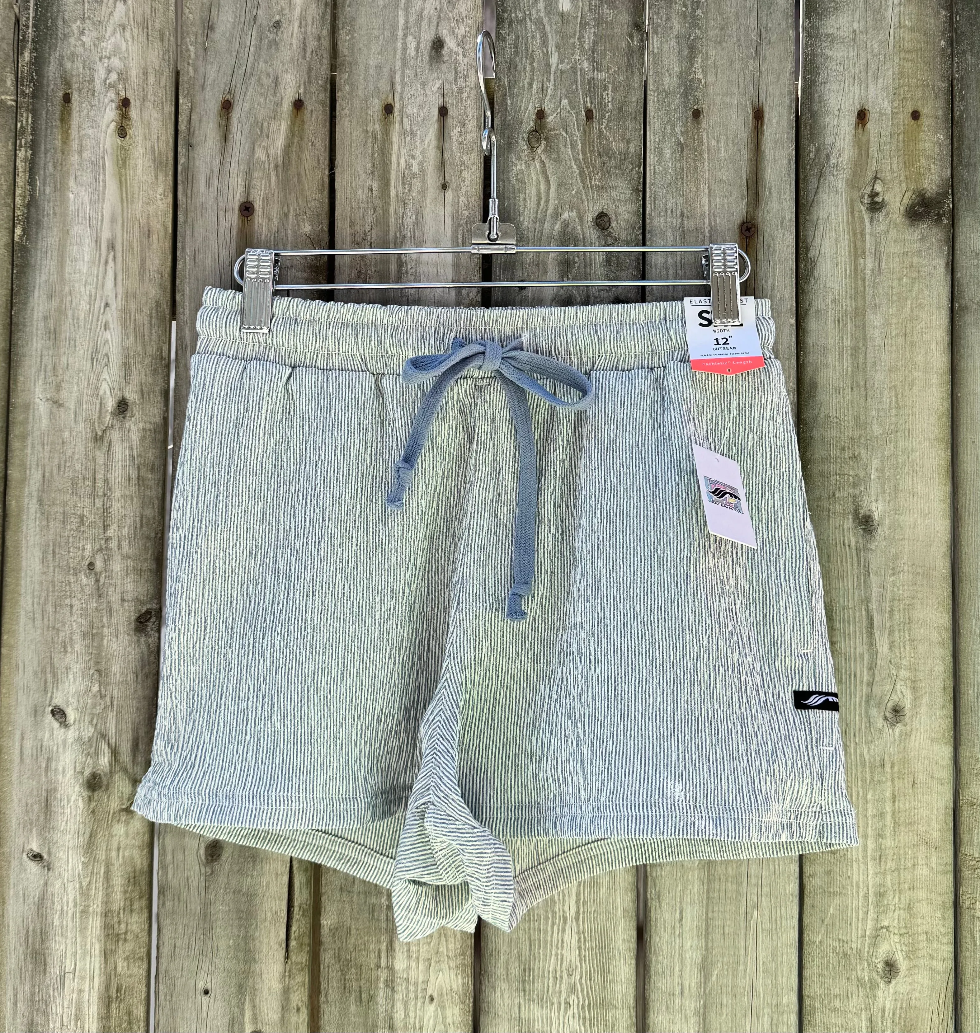 Women's Myrtle Seersucker Volley- Blue
