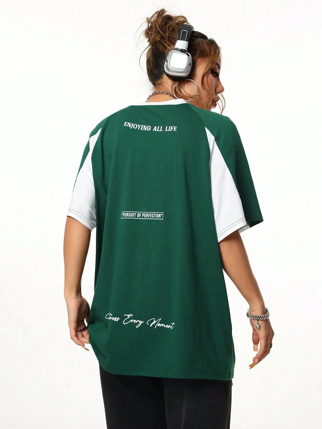 WOMENS OVERSIZED RACING TEE