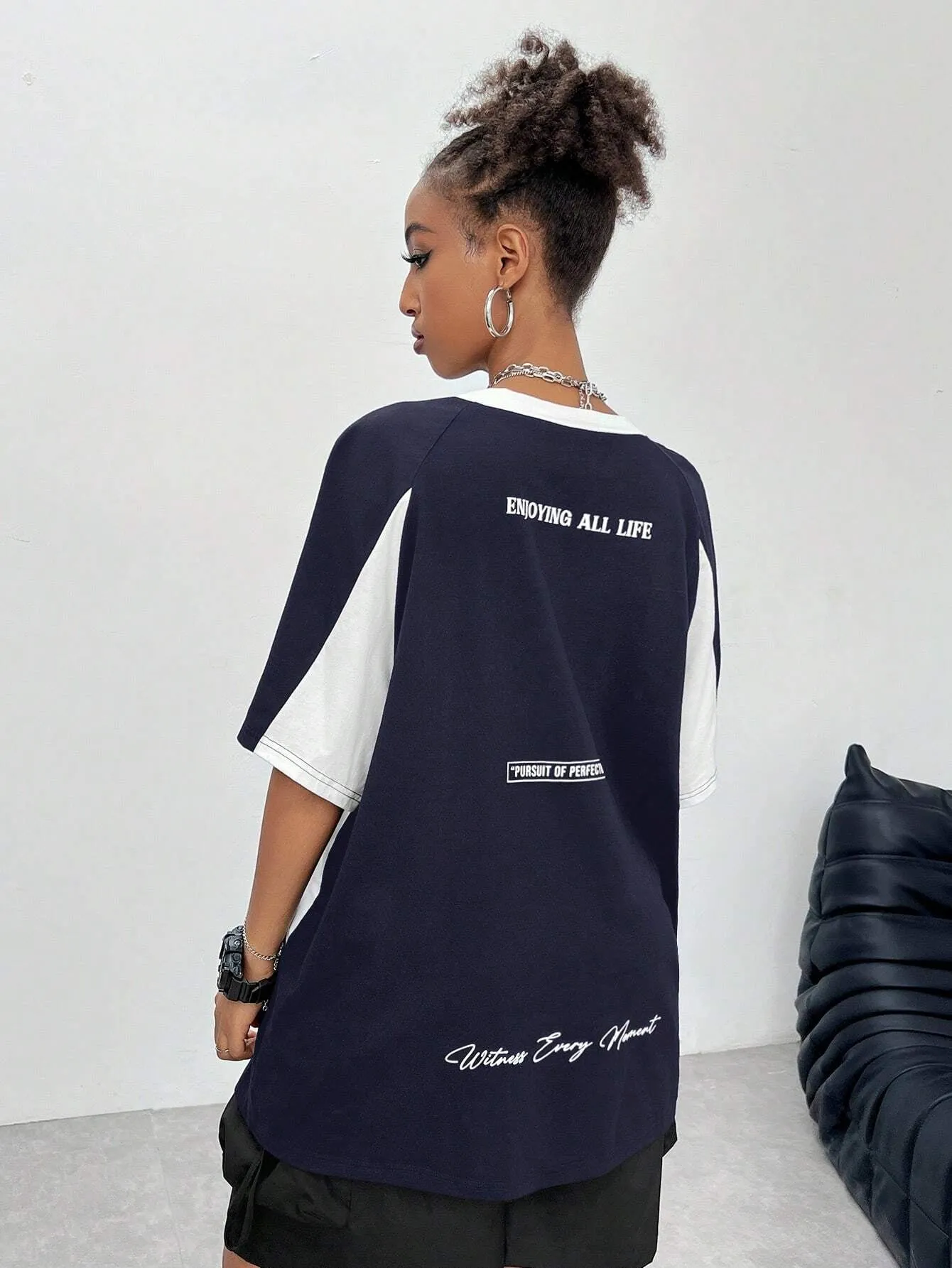 WOMENS OVERSIZED RACING TEE