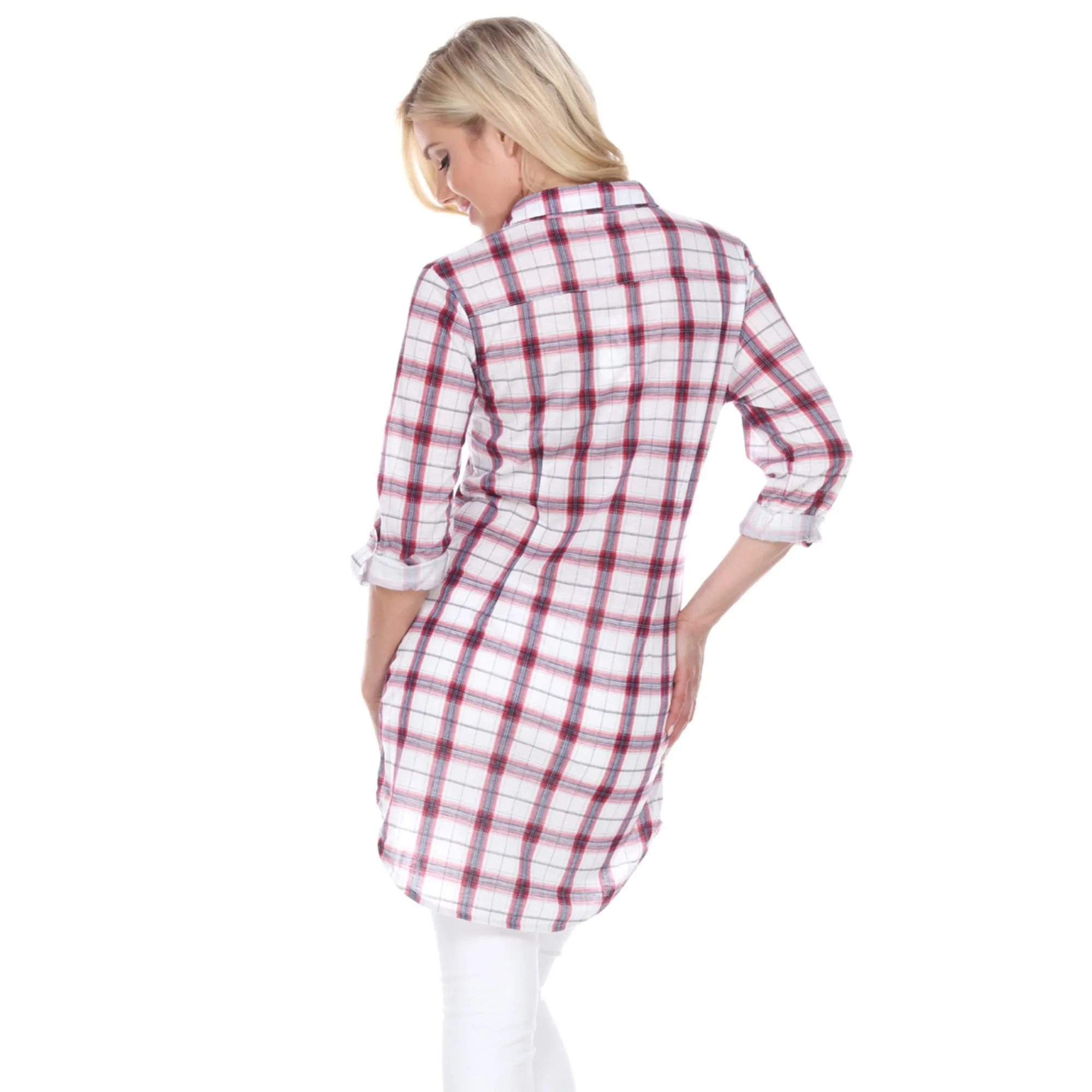 Women's Piper Stretchy Plaid Tunic
