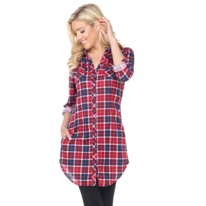Women's Piper Stretchy Plaid Tunic