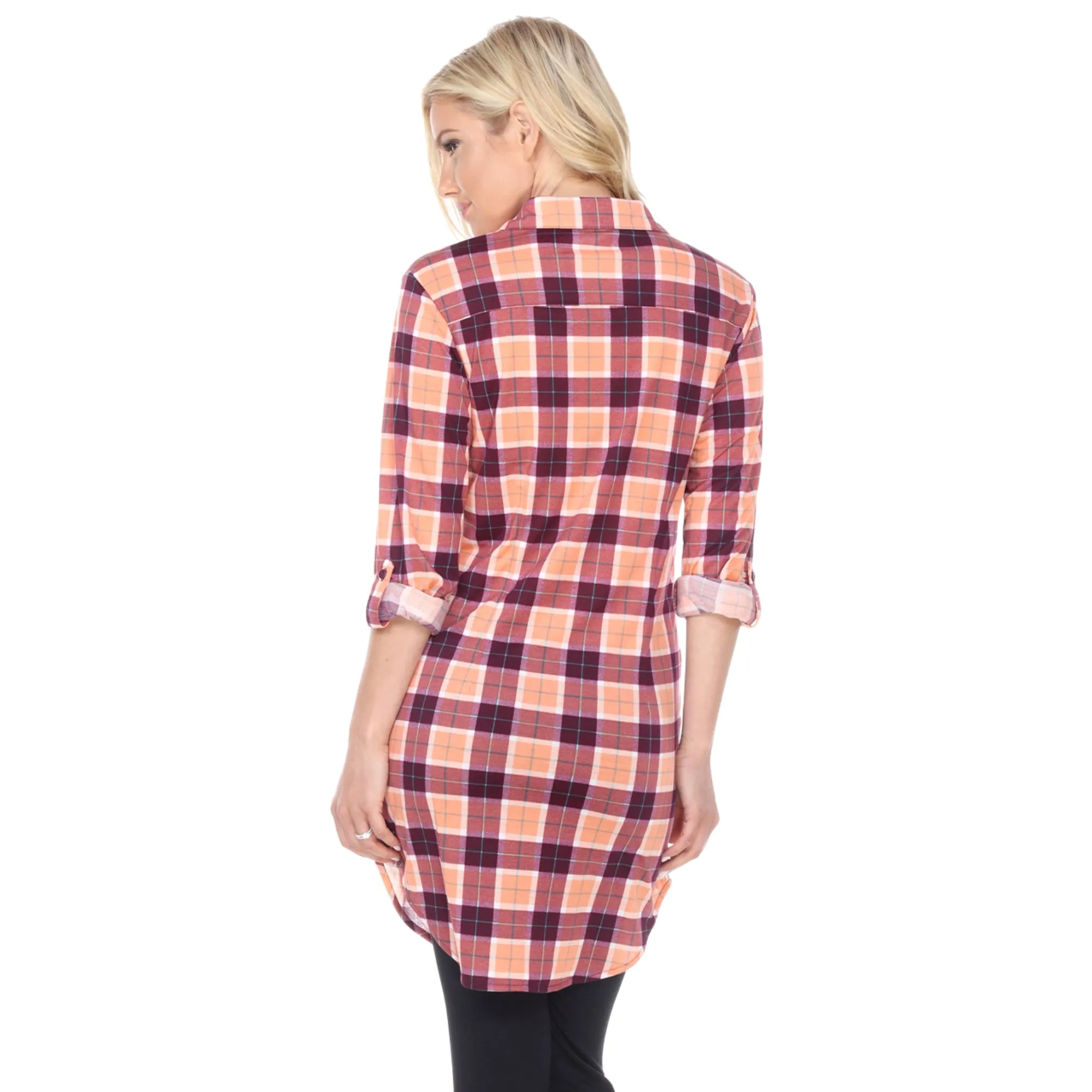 Women's Piper Stretchy Plaid Tunic