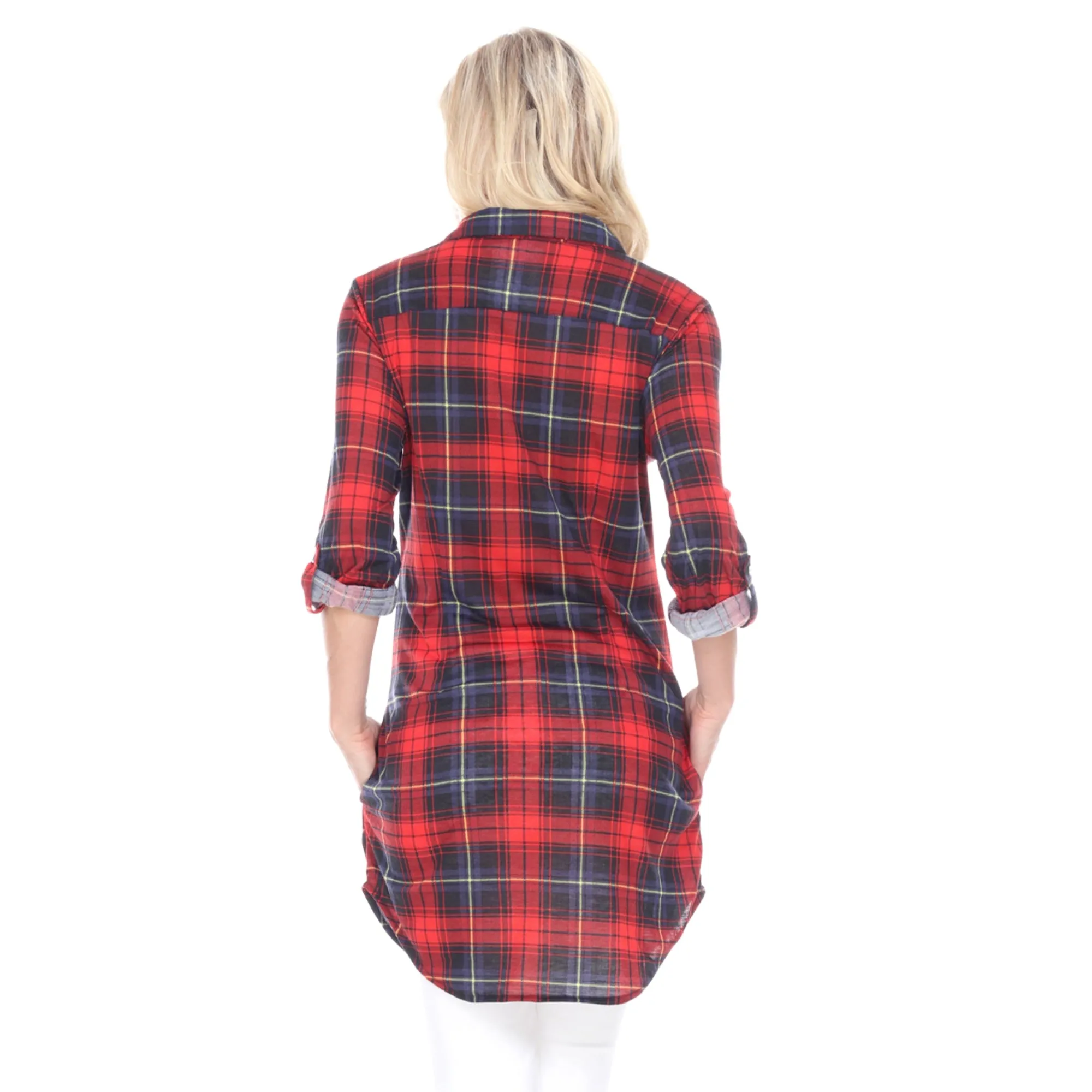 Women's Piper Stretchy Plaid Tunic