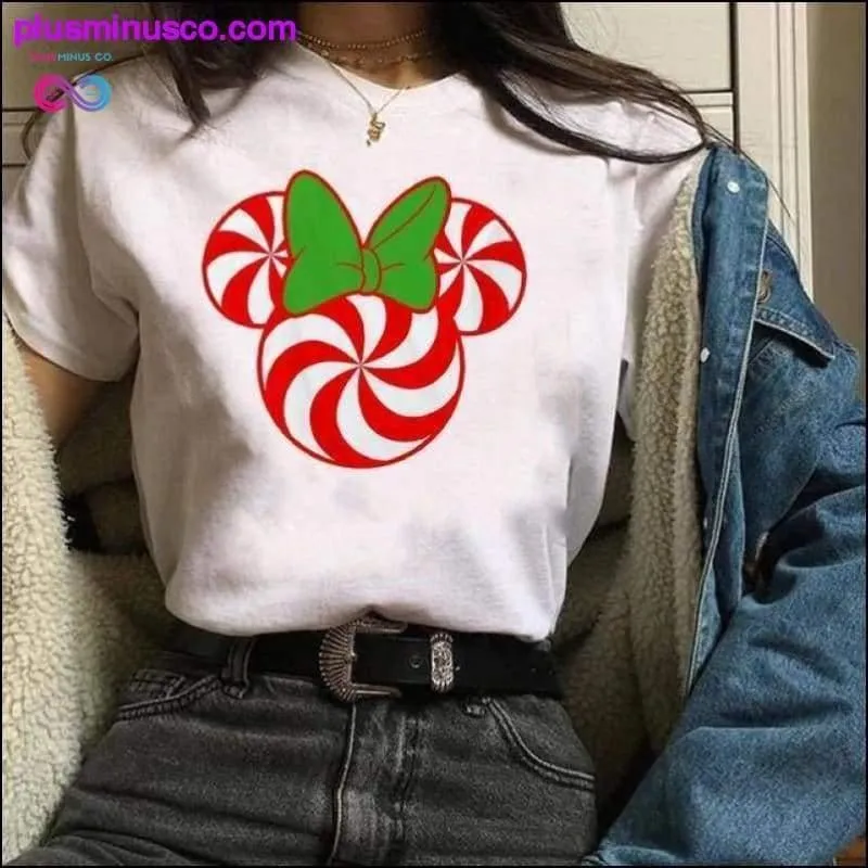 Womens Plaid Truck Tree Print Christmas Tree New Year