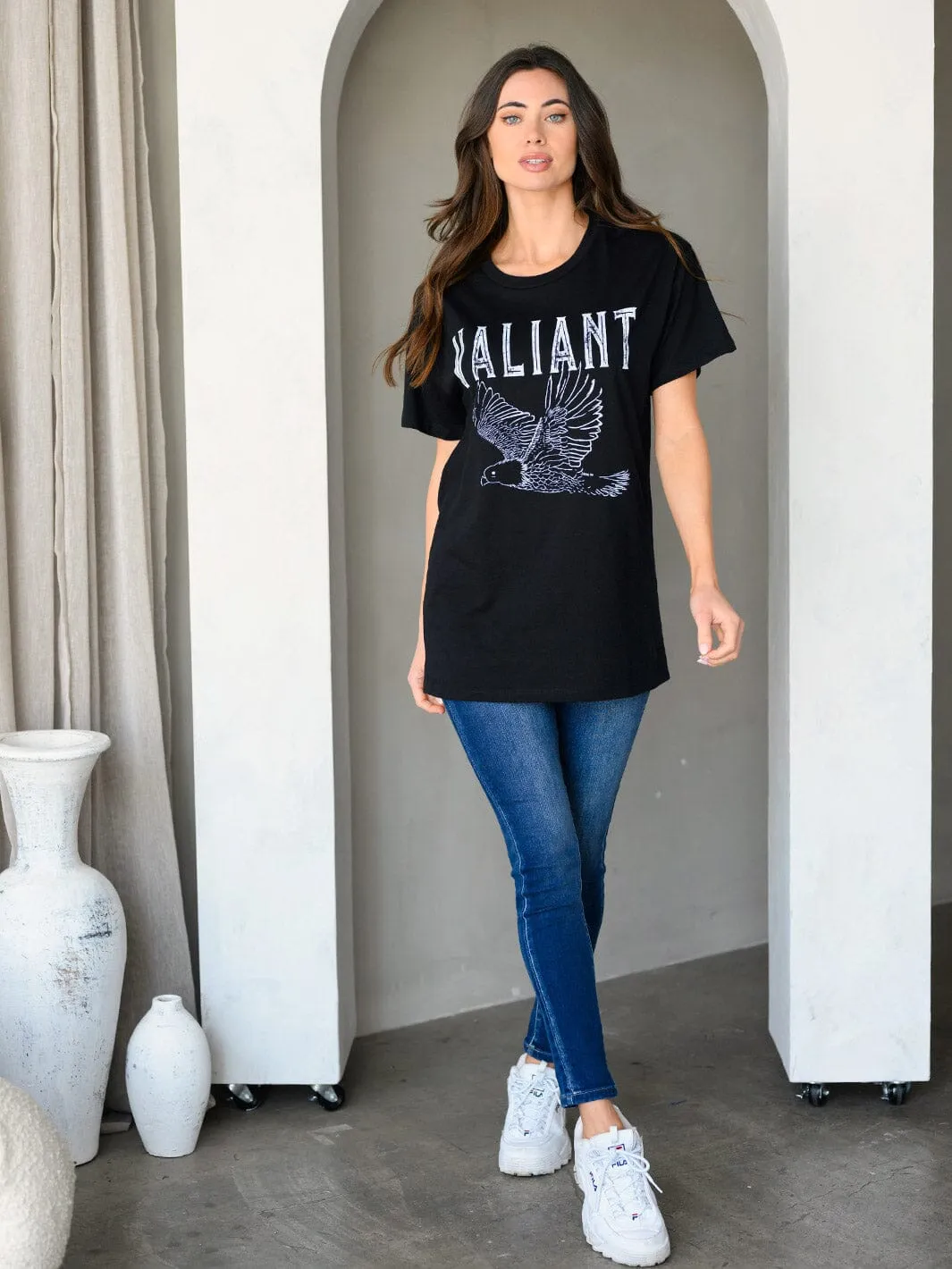 WOMEN'S SHORT SLEEVE GRAPHIC BASIC T-SHIRT