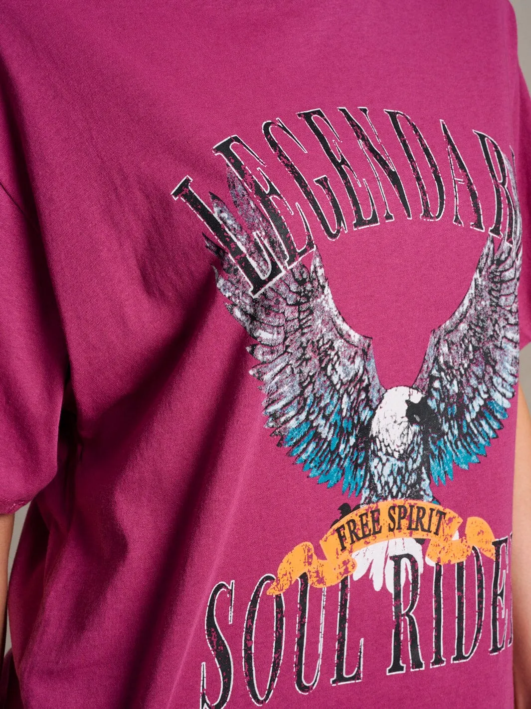 WOMEN'S SHORT SLEEVE GRAPHIC TOP