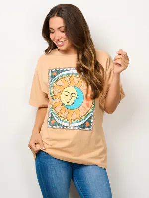 WOMEN'S SHORT SLEEVE GRAPHIC TOP