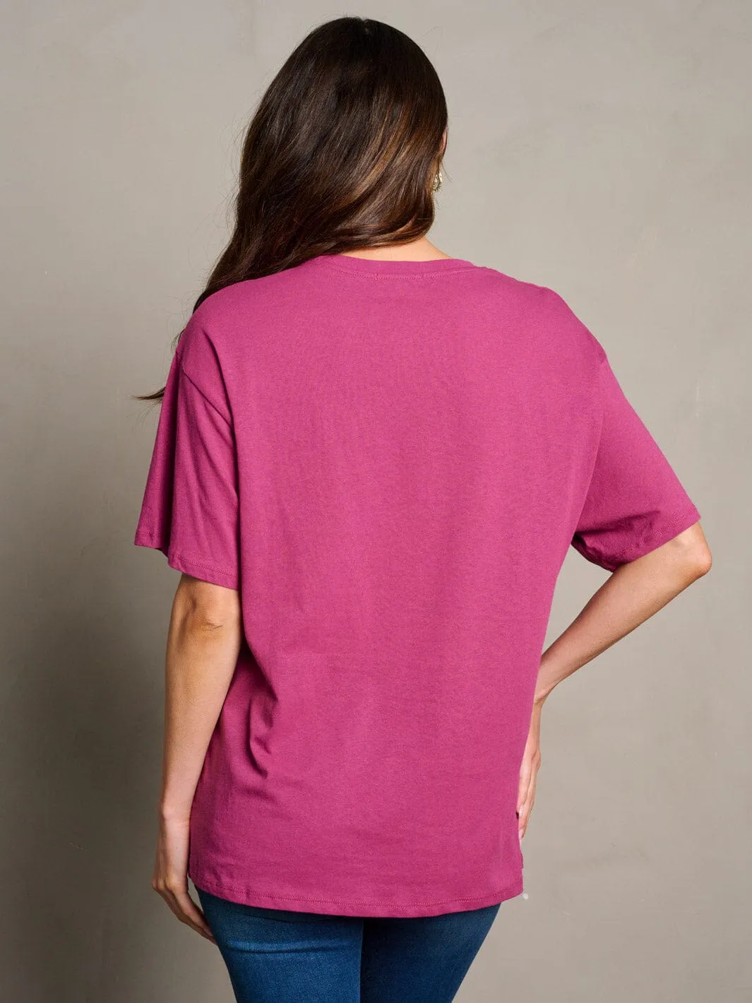 WOMEN'S SHORT SLEEVE GRAPHIC TOP