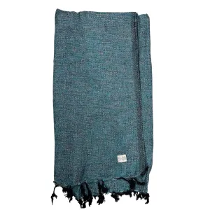 WOOL BLEND “Lagoon Breeze” SHAWL 80x195CM