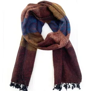 WOOL BLEND “MEADOW” SHAWL 80x195CM