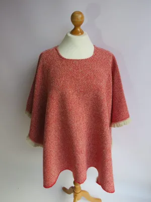 Wool Blend Poncho