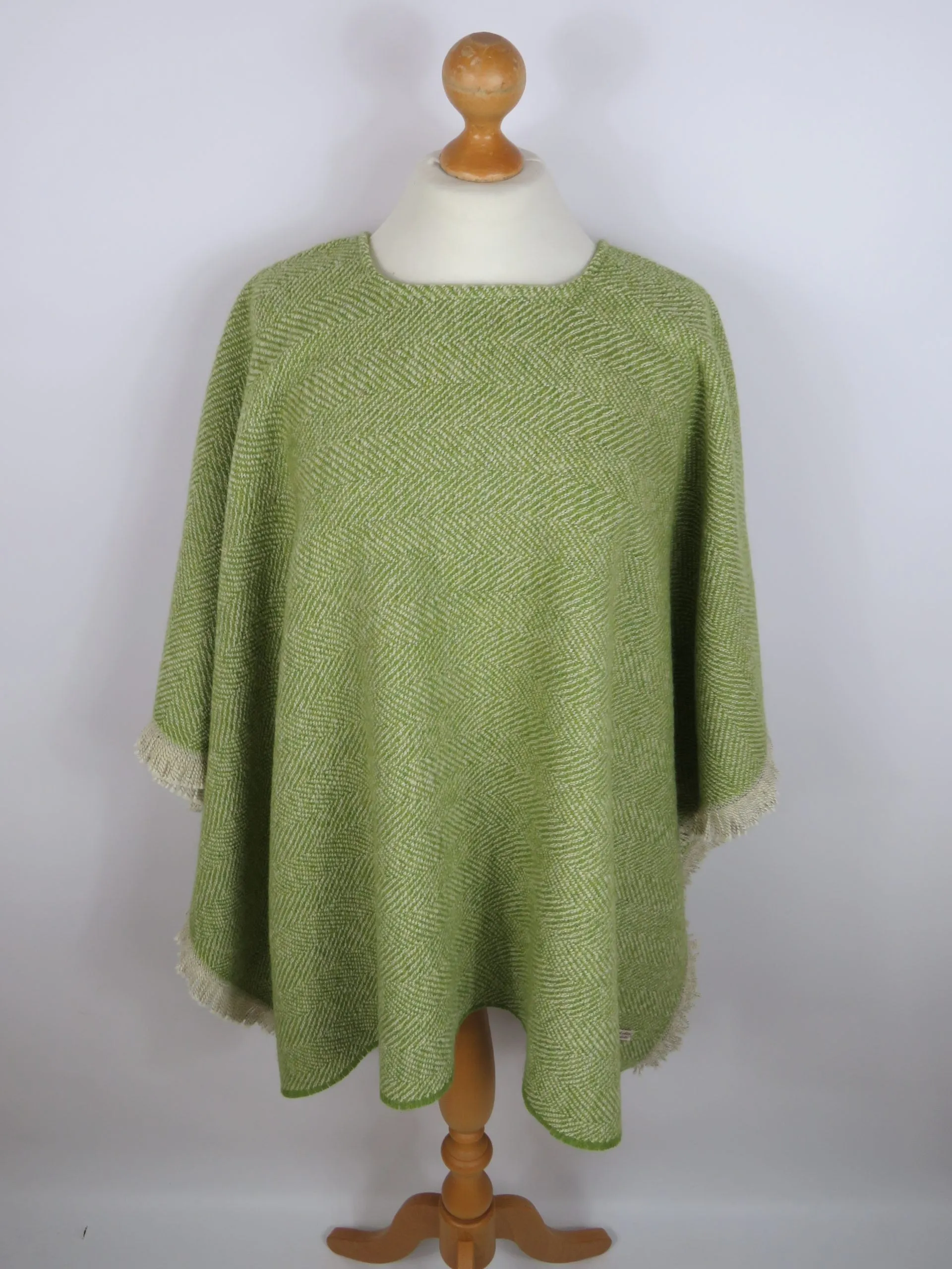 Wool Blend Poncho