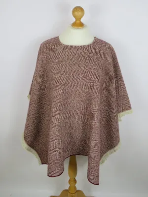 Wool Blend Poncho