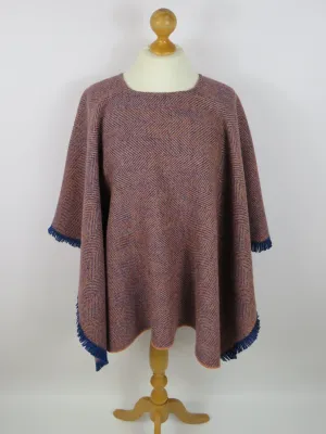 Wool Blend Poncho