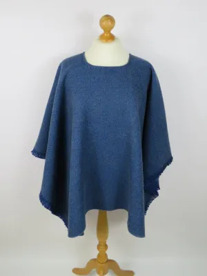 Wool Blend Poncho