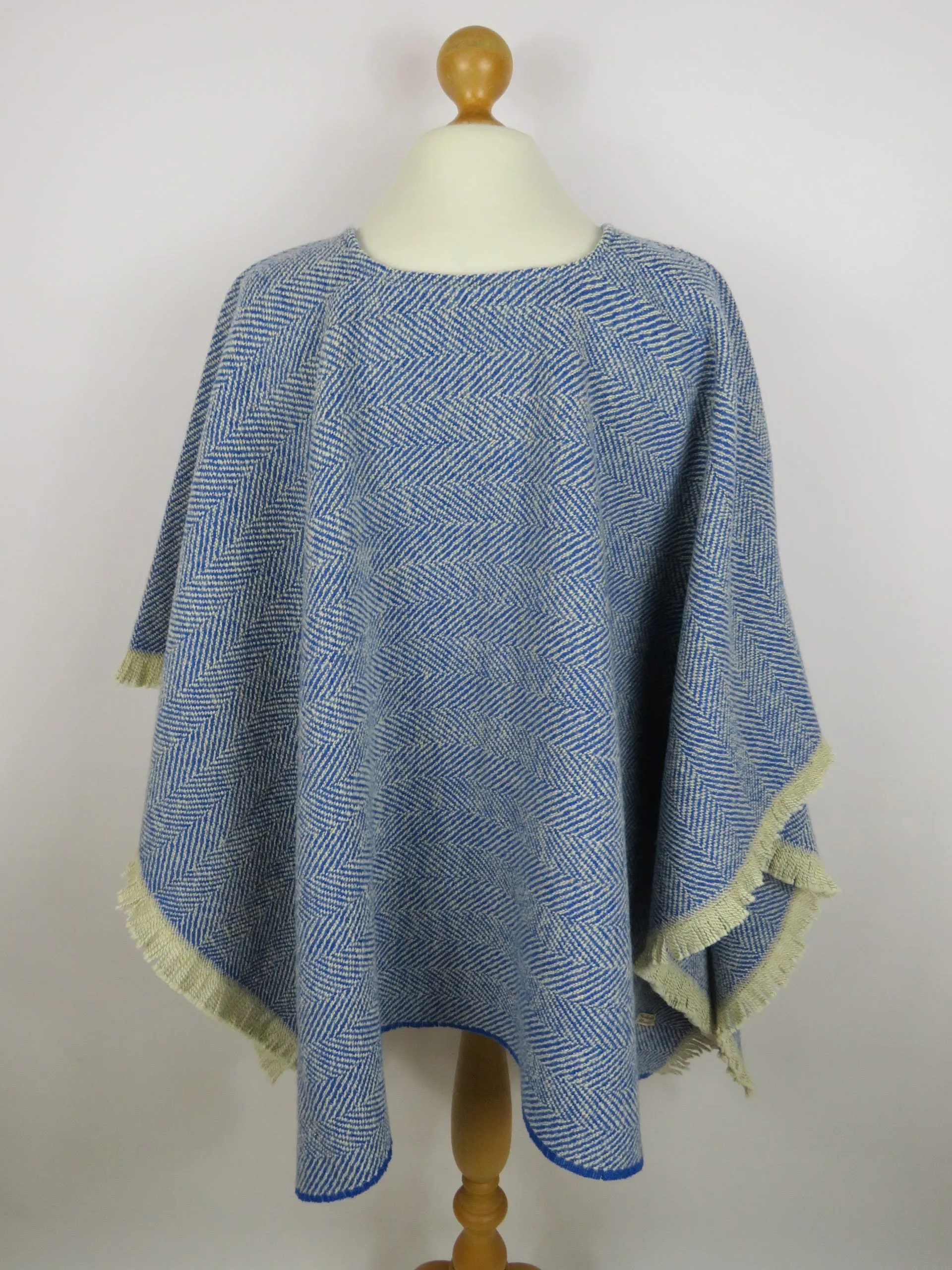 Wool Blend Poncho