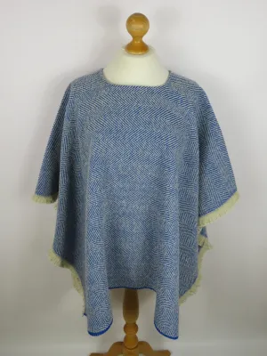 Wool Blend Poncho