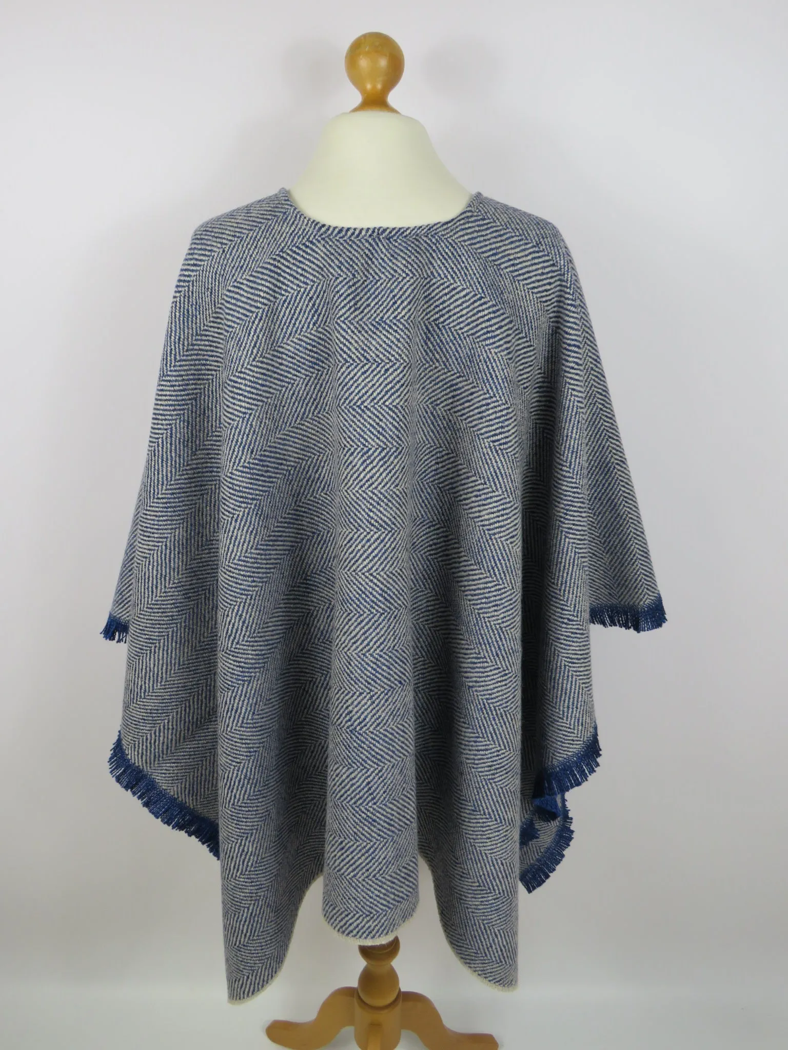 Wool Blend Poncho