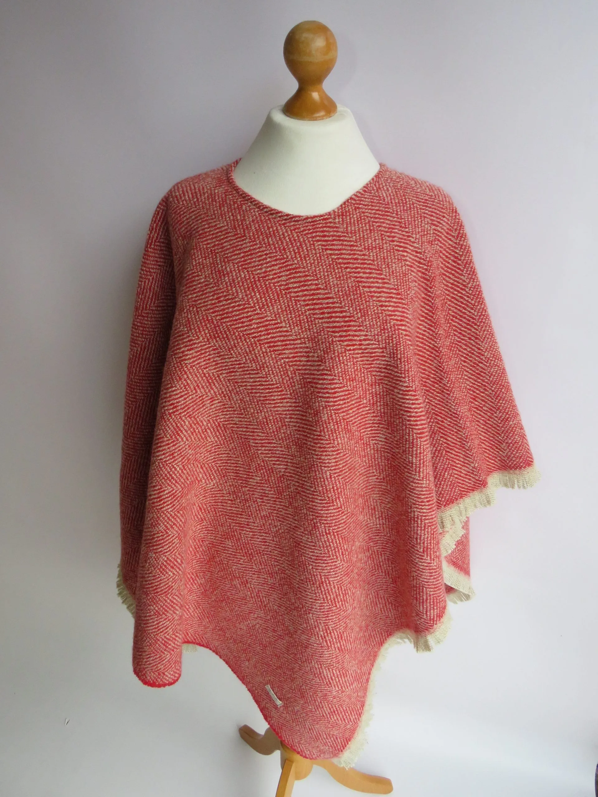 Wool Blend Poncho