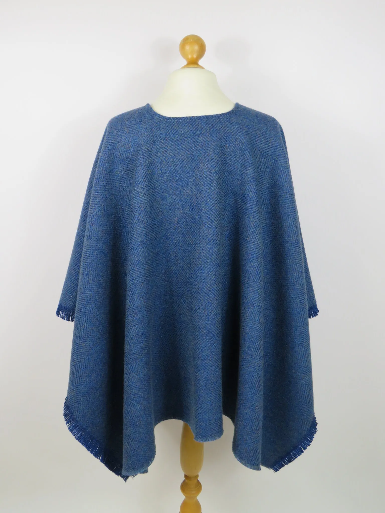 Wool Blend Poncho