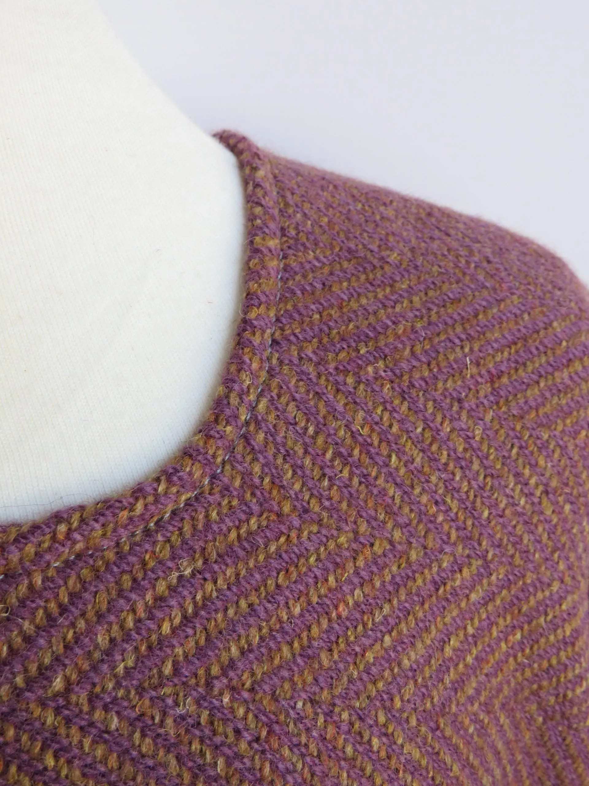 Wool Blend Poncho