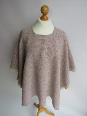 Wool Blend Poncho