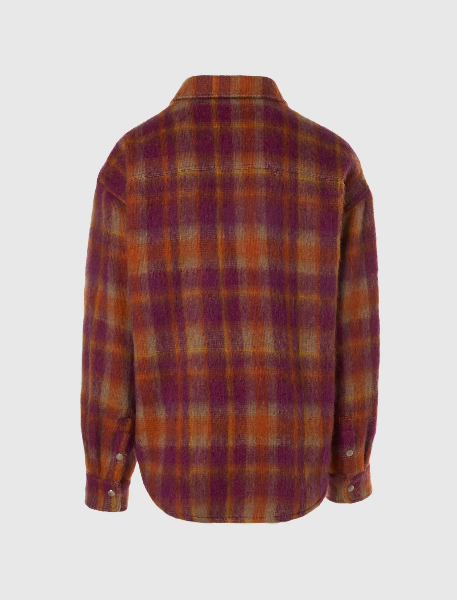 WOOL CHECK OVERSHIRT