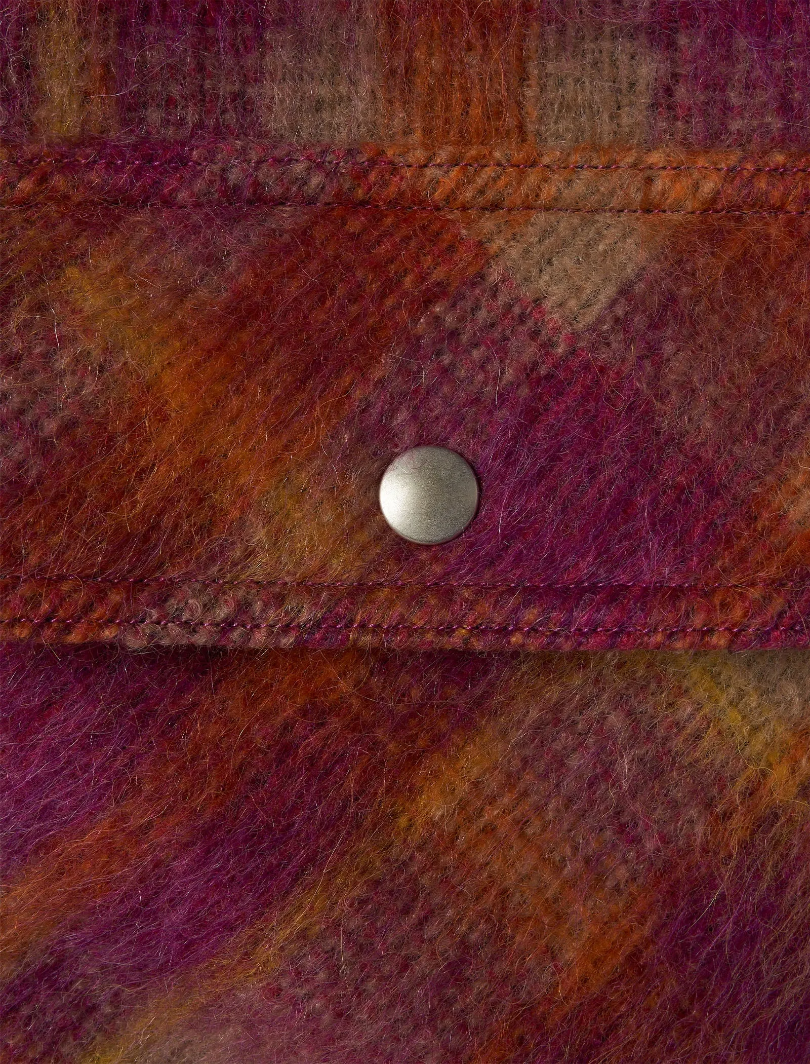 WOOL CHECK OVERSHIRT