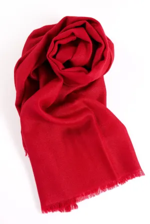 WOOL N CASHMERE BLEND SOFT SHAWLS 76X200CM