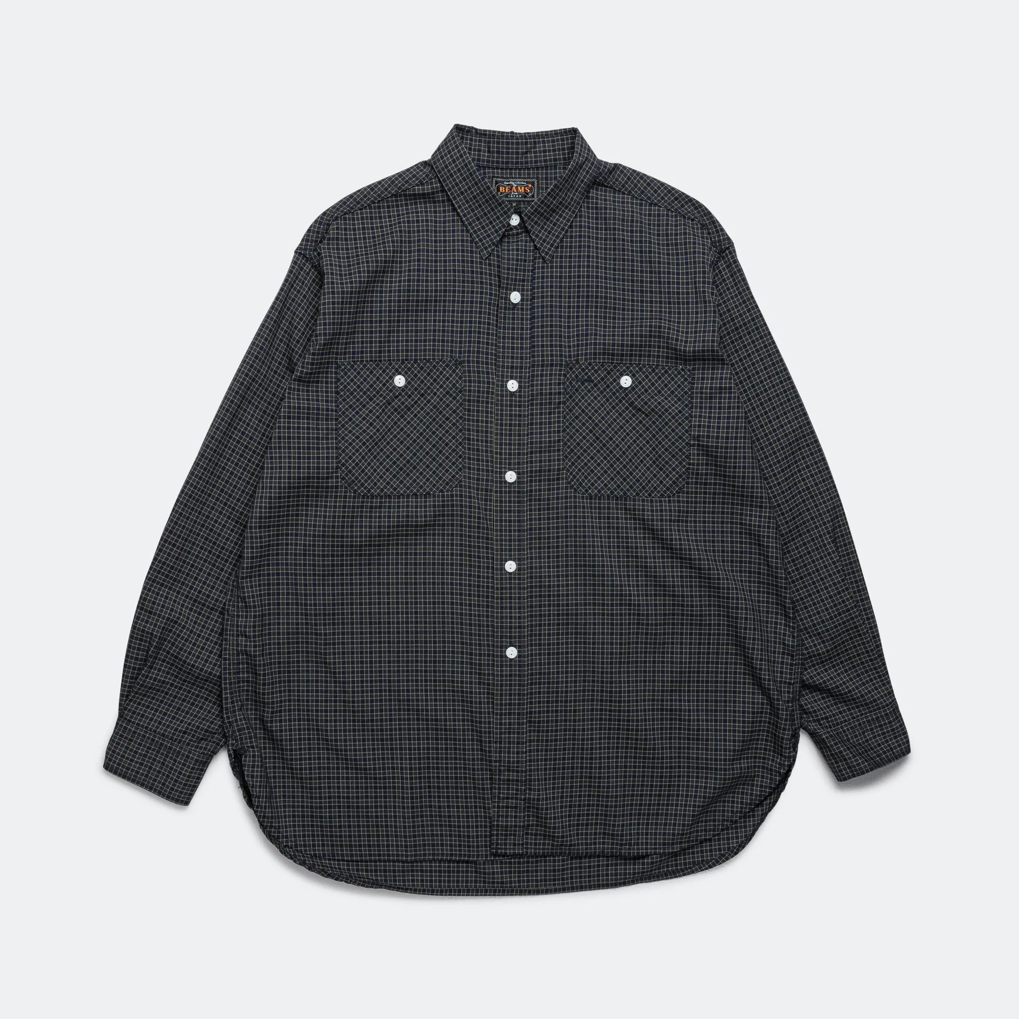 WORK Wool Plaid Shirt - Green