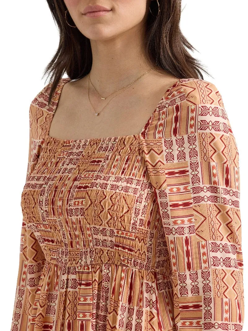 Wrangler Dress Womens Aztec Print