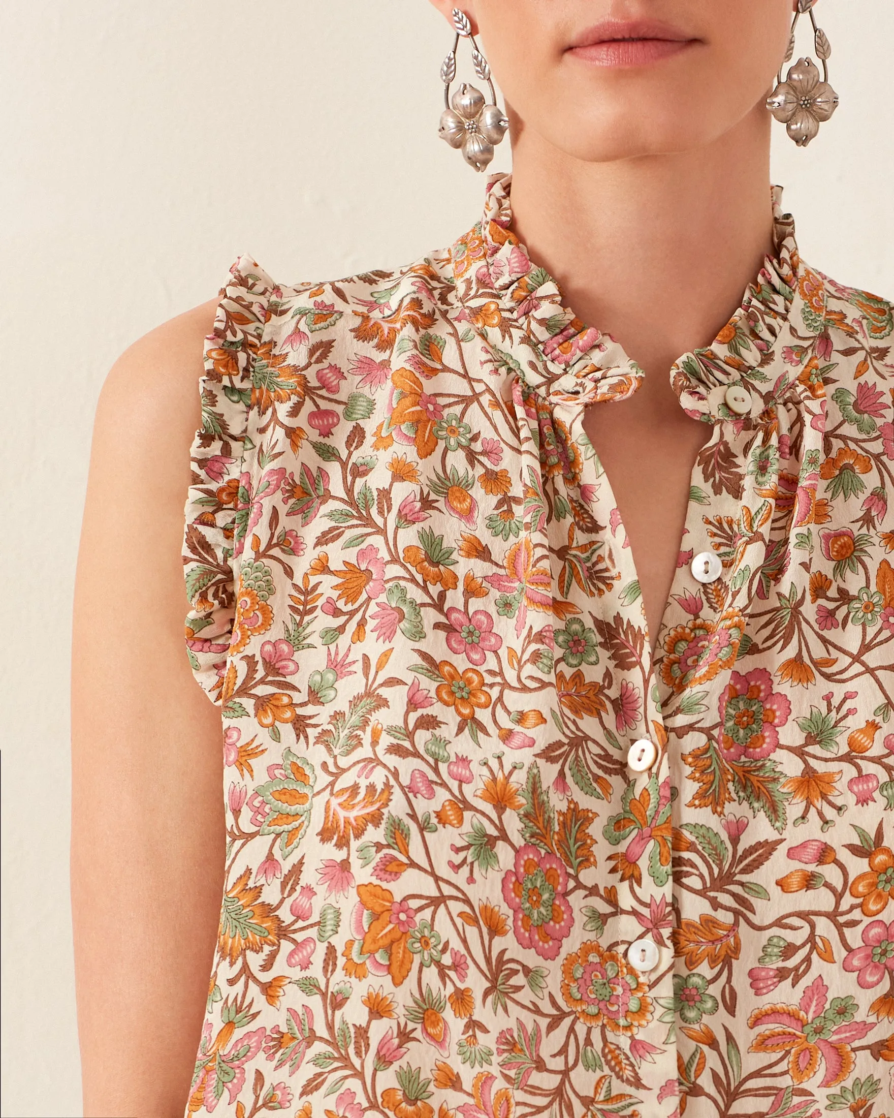 Wylder Garden Party Silk Shirt