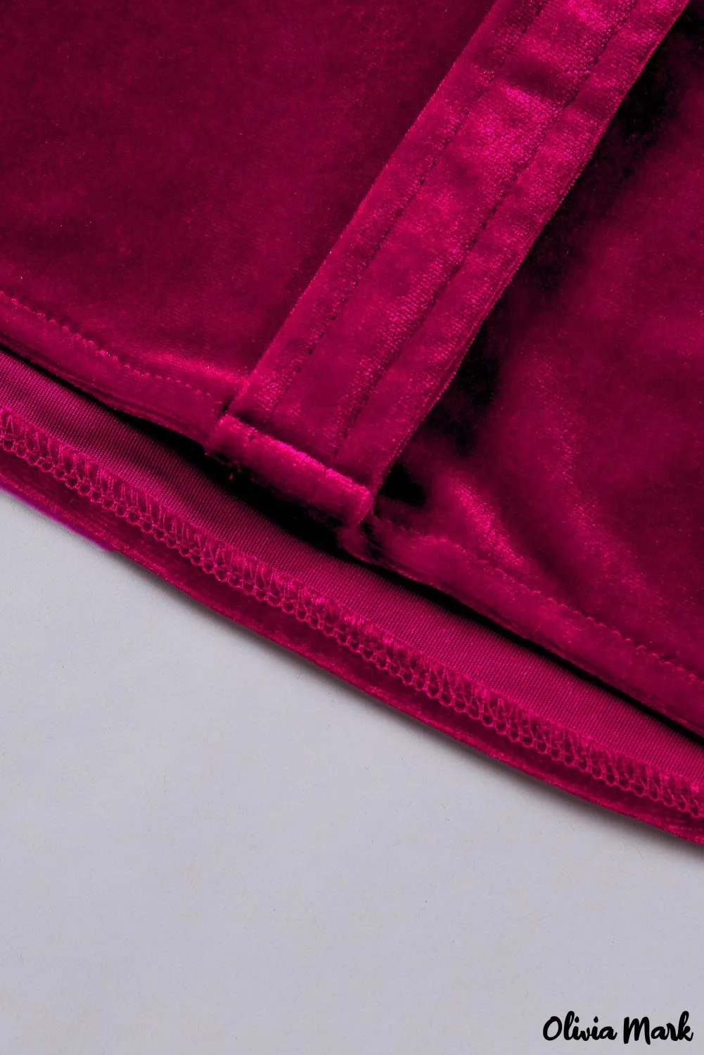 Xieyinshe - Navy Velvet Button Pocket Long Sleeve Shirt