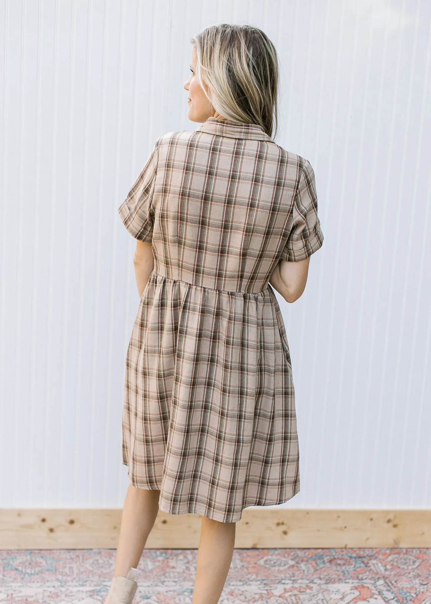 XZ Noel Plaid Dress