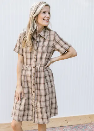 XZ Noel Plaid Dress