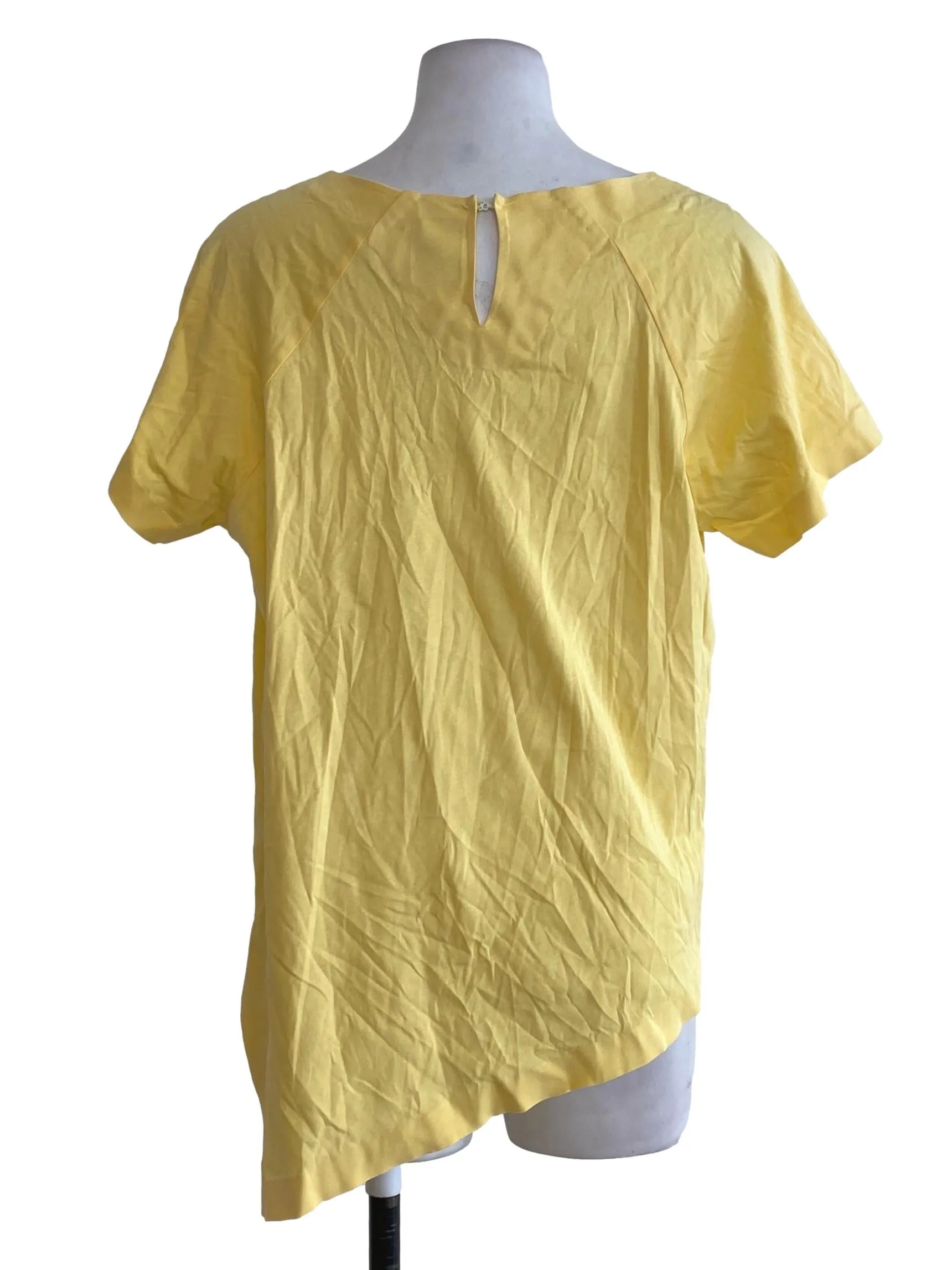 Yellow Short Sleeve Top