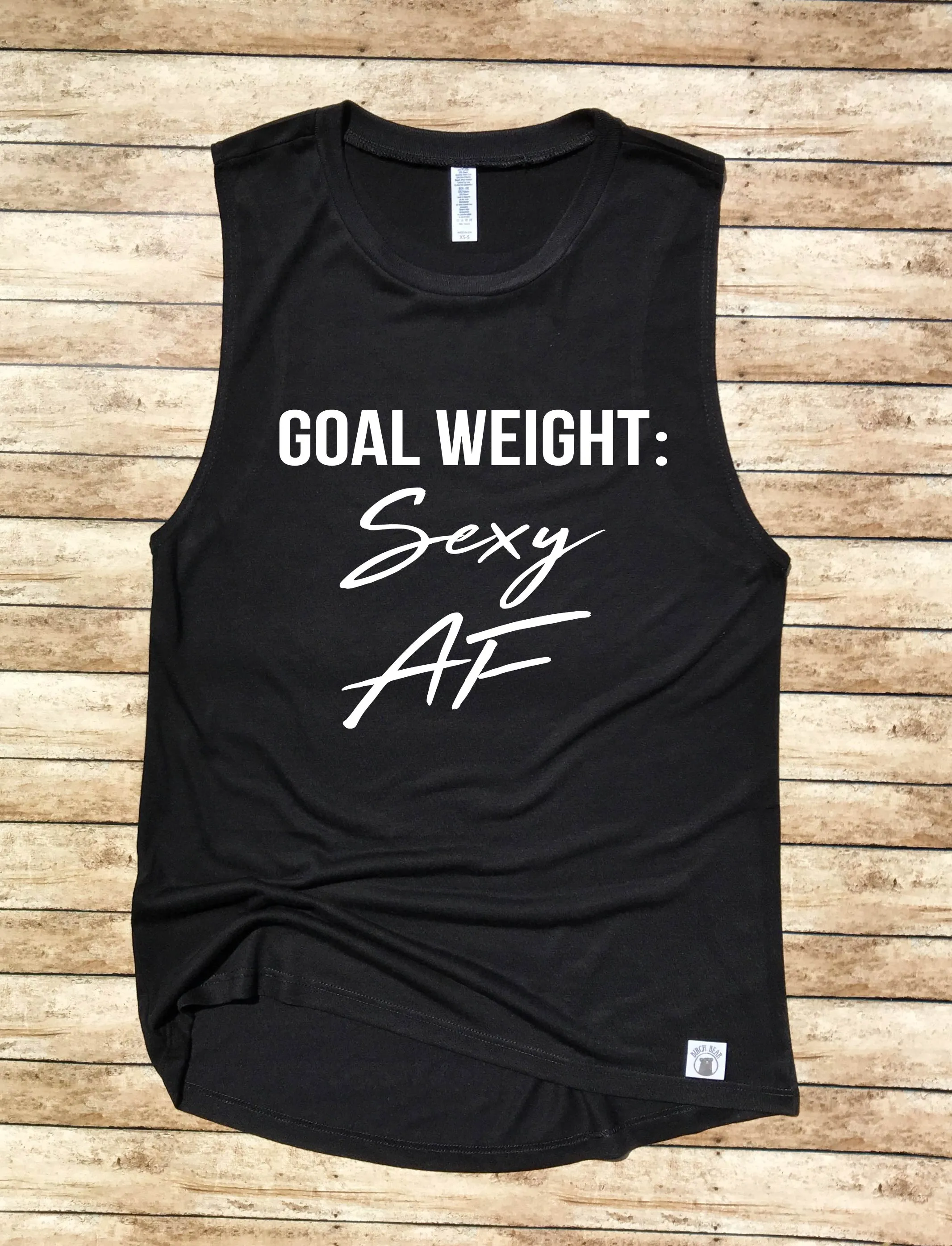Yoga Tank - Goal Weight Sexy AF Shirt  - Fitness Shirt - Workout Tank - Fitness Tank - Gym Shirt - Workout T Shirt - Funny Workout Tank