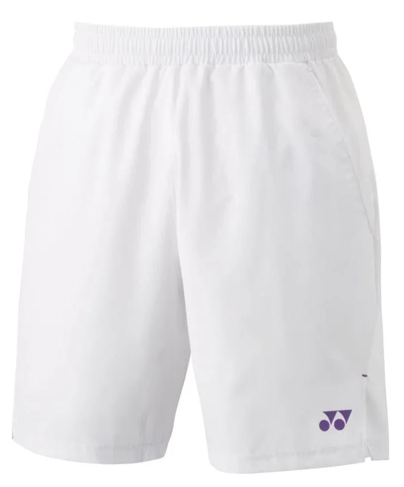 Yonex 15164 Mens Badminton Shorts - White
