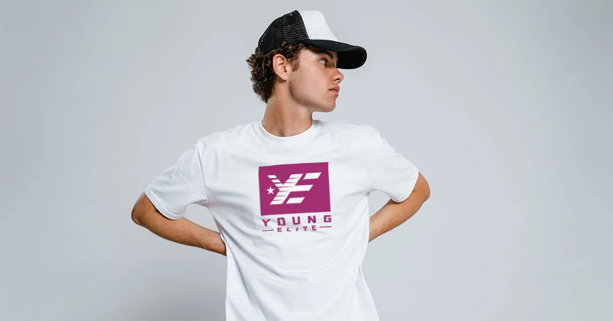 Young-Elite Purple & White Unisex T-shirt