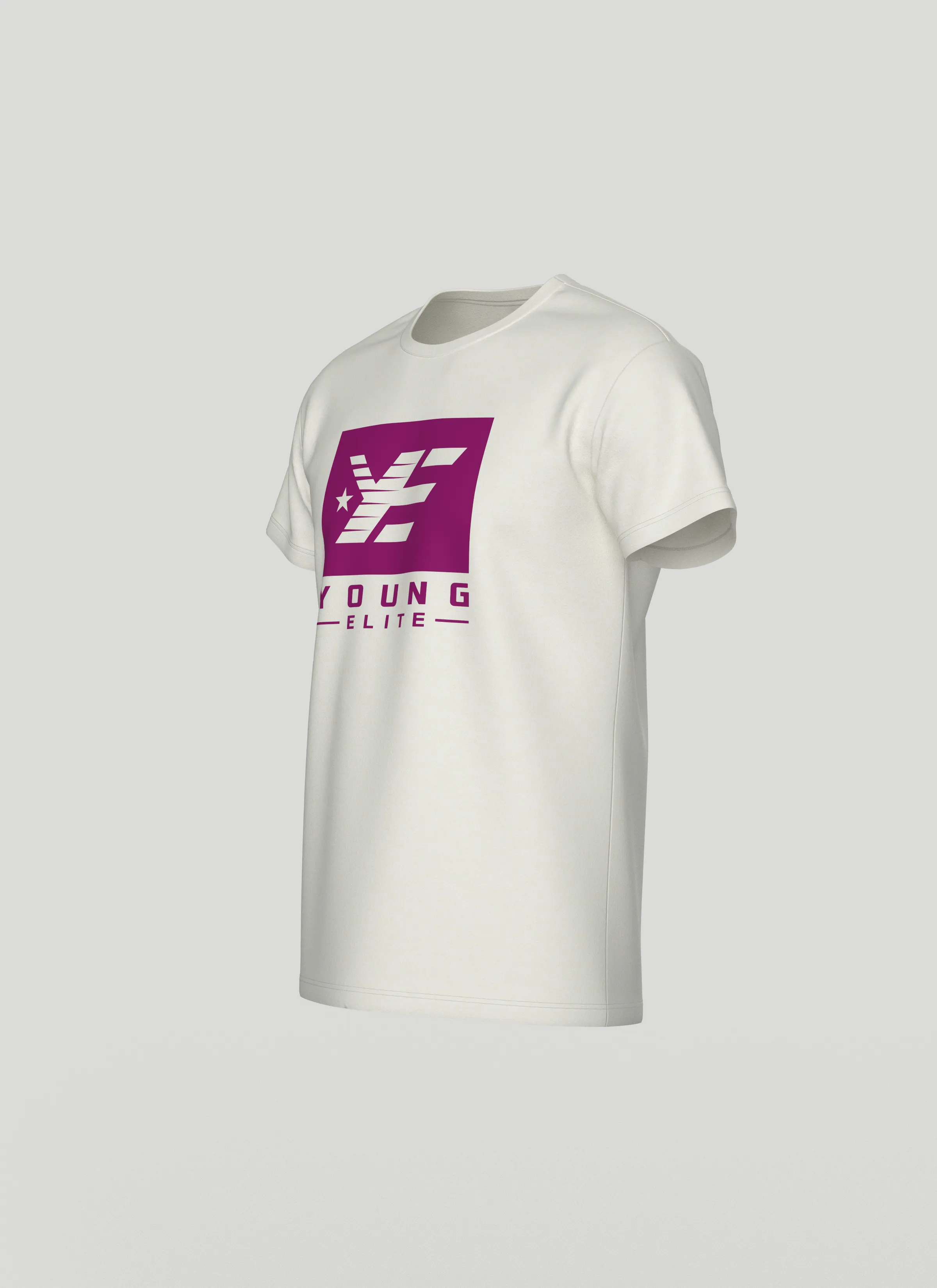 Young-Elite Purple & White Unisex T-shirt