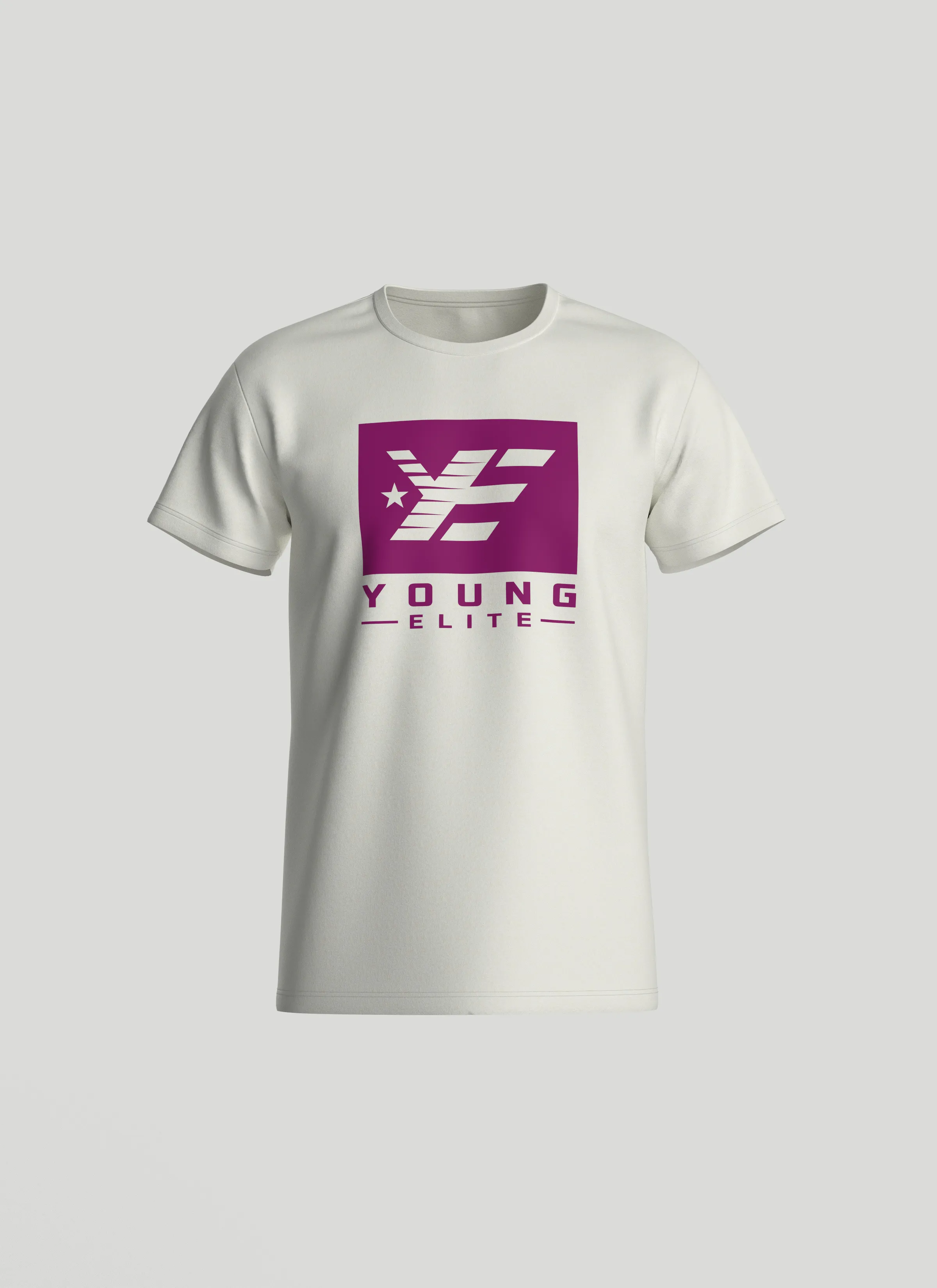 Young-Elite Purple & White Unisex T-shirt