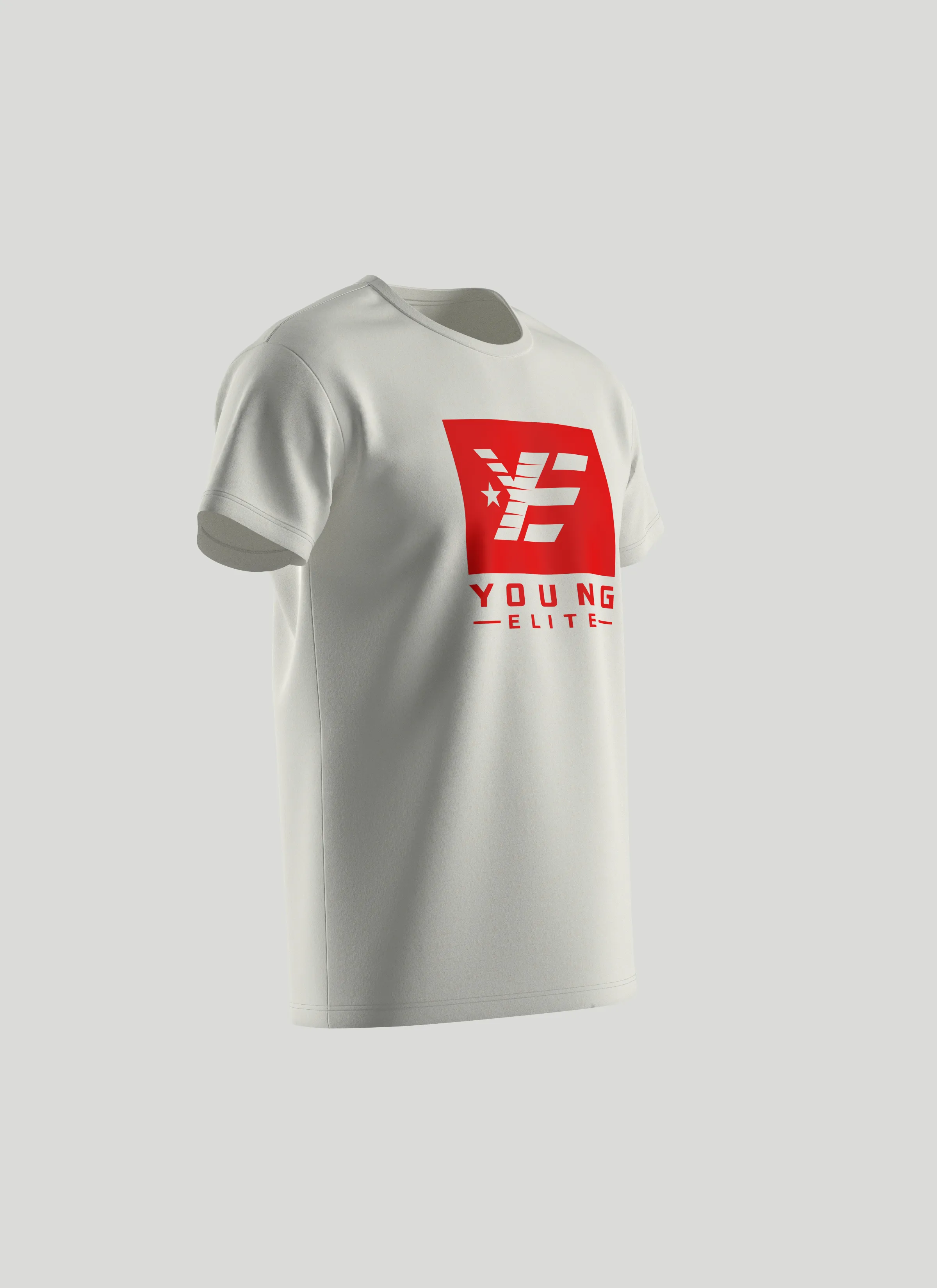 Young-Elite White & Red Unisex T-shirt
